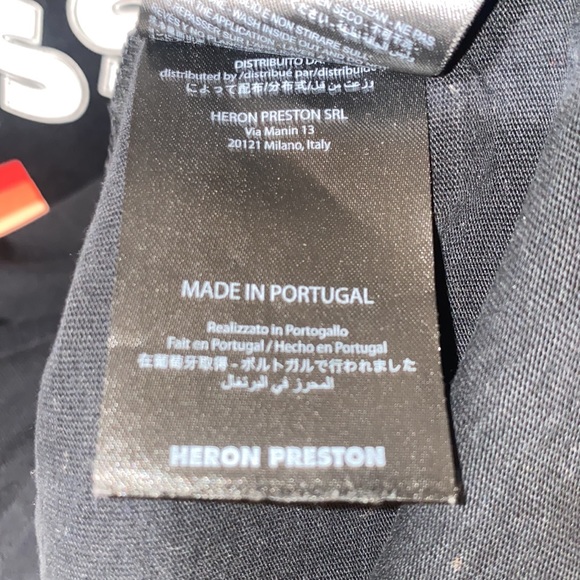 Heron Preston Flames Skull Long-sleeve Size XL - Picture 4 of 7